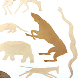 Second of Two Last Batches of Antique Cut Paper Animals - Silhouettes