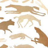 Second of Two Last Batches of Antique Cut Paper Animals - Silhouettes