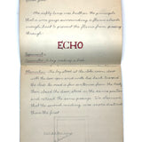 Pair of 1910 Handwritten Physics Notebooks with Wonderful Headers and Excellent Diagrams