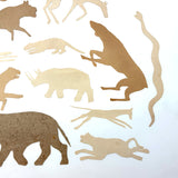 Second of Two Last Batches of Antique Cut Paper Animals - Silhouettes