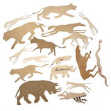 Second of Two Last Batches of Antique Cut Paper Animals - Silhouettes