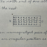 Pair of 1910 Handwritten Physics Notebooks with Wonderful Headers and Excellent Diagrams