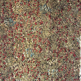 Amazing 16th Century Belgian Mille Fleur Wool Tapestry Fragment (47" x 21")