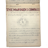 Pair of 1910 Handwritten Physics Notebooks with Wonderful Headers and Excellent Diagrams