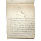 Pair of 1910 Handwritten Physics Notebooks with Wonderful Headers and Excellent Diagrams