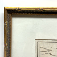 Beautifully Executed, Large Ink and Watercolor Manuscript Map of North America, 1854, French Canadian
