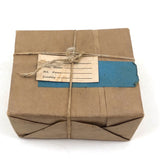 As Found, Evocative Brown Paper Wrapped Packet of Bird Identification Labels