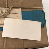 As Found, Evocative Brown Paper Wrapped Packet of Bird Identification Labels