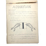 Pair of 1910 Handwritten Physics Notebooks with Wonderful Headers and Excellent Diagrams