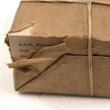 As Found, Evocative Brown Paper Wrapped Packet of Bird Identification Labels