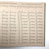 Spencerian Penmanship Notebook, c. 1880s, With Good Words, Phrases and Juxtapositions