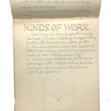 Pair of 1910 Handwritten Physics Notebooks with Wonderful Headers and Excellent Diagrams