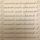 Spencerian Penmanship Notebook, c. 1880s, With Good Words, Phrases and Juxtapositions