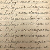 Spencerian Penmanship Notebook, c. 1880s, With Good Words, Phrases and Juxtapositions