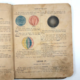 Colorfully Crayoned Wooly Mammoth and More, F.M Spitzer's Much Animated Copy of Primary Geograpy, 1870