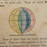 Colorfully Crayoned Wooly Mammoth and More, F.M Spitzer's Much Animated Copy of Primary Geograpy, 1870