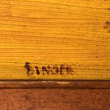 Pile of Fruit and Pitcher, c. 1930s-40s Folk Art Oil on Board Still Life