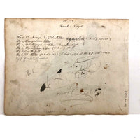 Spotted Dove(?): Marvelous C. 1800 German Watercolor, with Birds of Prey Notes on Reverse)