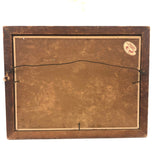 Pile of Fruit and Pitcher, c. 1930s-40s Folk Art Oil on Board Still Life