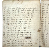Nelia Downing's 1870s Penmanship Notebook, Full, Mason County, Kentucky