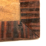 Wonderful Early Grain Painted Pennsylvania Folk Art Frame, Original Glass and Wood Backing