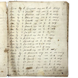 Nelia Downing's 1870s Penmanship Notebook, Full, Mason County, Kentucky