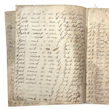 Nelia Downing's 1870s Penmanship Notebook, Full, Mason County, Kentucky