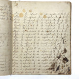 Nelia Downing's 1870s Penmanship Notebook, Full, Mason County, Kentucky