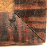 Wonderful Early Grain Painted Pennsylvania Folk Art Frame, Original Glass and Wood Backing