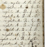 Nelia Downing's 1870s Penmanship Notebook, Full, Mason County, Kentucky