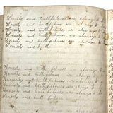 Nelia Downing's 1870s Penmanship Notebook, Full, Mason County, Kentucky