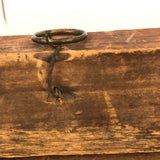 Wonderful Early Grain Painted Pennsylvania Folk Art Frame, Original Glass and Wood Backing