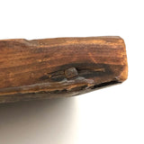 Wonderful Early Grain Painted Pennsylvania Folk Art Frame, Original Glass and Wood Backing