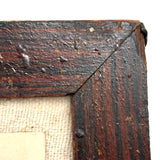 Barber's Writing Academy, Mid 1800s Fraktur Penmanship Example in Great Period Frame