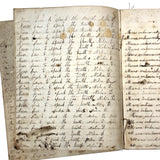 Nelia Downing's 1870s Penmanship Notebook, Full, Mason County, Kentucky