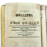 Comley's Spelling and Reading Book, 1853, with Hand-colored Engravings, Cut Paper Letters, and Good Words