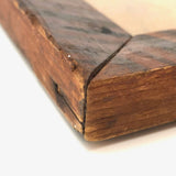 Wonderful Early Grain Painted Pennsylvania Folk Art Frame, Original Glass and Wood Backing