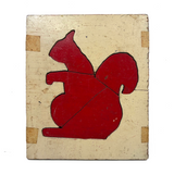 Best Old Homemade Red Squirrel Puzzle