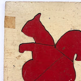 Best Old Homemade Red Squirrel Puzzle