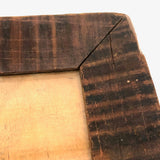 Wonderful Early Grain Painted Pennsylvania Folk Art Frame, Original Glass and Wood Backing