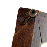 Barber's Writing Academy, Mid 1800s Fraktur Penmanship Example in Great Period Frame