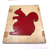 Best Old Homemade Red Squirrel Puzzle