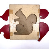 Best Old Homemade Red Squirrel Puzzle