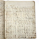 Nelia Downing's 1870s Penmanship Notebook, Full, Mason County, Kentucky