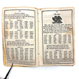 Comley's Spelling and Reading Book, 1853, with Hand-colored Engravings, Cut Paper Letters, and Good Words