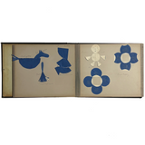 Early 20th Century Froebel Kindergarten Accordion Fold Album: Paper Weaving, Folding, Thread Drawing, More (Copy)