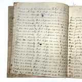 Nelia Downing's 1870s Penmanship Notebook, Full, Mason County, Kentucky