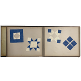 Early 20th Century Froebel Kindergarten Accordion Fold Album: Paper Weaving, Folding, Thread Drawing, More (Copy)