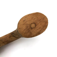 Wooden Folk Art Revolver with Rotating Cylinder