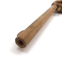 Wooden Folk Art Revolver with Rotating Cylinder